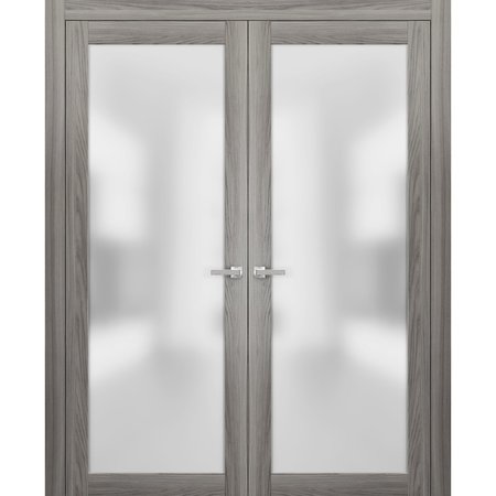 SARTODOORS Slab Interior Door, White PLANUM2102DD-GA-36